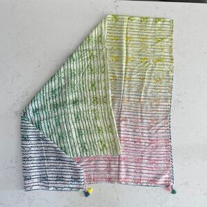 Stella & Dot It's All Gonna Happen 100% Modal Colorful Scarf/Wrap Multi Color OS